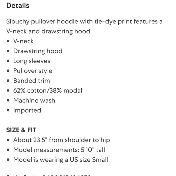 Splendid Burst Tie Dye Hoodie - Picture 8 of 8